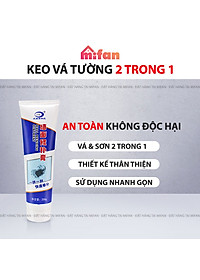 Keo Vá Tường Chống Thấm LKB 250gr - Trám Trét Vết Nứt Khe Hở Tường - Chống Mốc Ẩm Làm Sạch Tường - Mifan Hàng Chính Hãng
