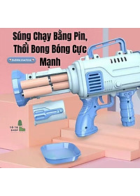 Máy bắn bong bóng xà phòng, bắn bong bóng 32 nòng cực đẹp, nhiều bóng cho bé tích cực vận động, vui chơi giải trí