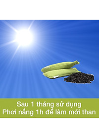 Nơi bán Túi than hoạt tính khử mùi giày - 100% từ gáo dừa Bến Tre (Hộp 2 túi) - Hapaku