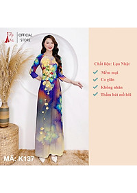 Áo dài nữ may sẵn thiết kế đẹp truyền thống cách tân tết K137 Thúy Kiều mềm mại, co giãn, áo dài giá rẻ