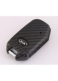 Ốp chìa khóa ô tô Kia Cerato 2019-2021, Vân CacBon Cao Cấp