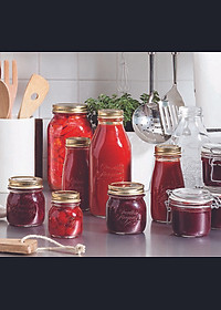 Hũ thủy tinh nắp vặn Quattro 150ml - Bormioli Rocco - Italy