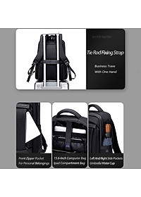 Balo laptop Arctic Hunter chất liệu Oxford chống nước, có cổng USB - B00478