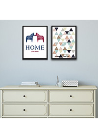 Combo 2 Khung Hình Treo Tường 3D Cao Cấp  Tặng bộ ảnh như hình mẫu, Đinh Treo Tranh  - Khung Hình Phạm Gia PGCTK6 (30 x 40 cm)