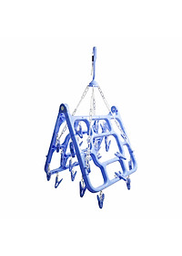 Móc xếp thông minh 32 kẹp Chấn Thuận Thành - móc chùm chữ nhật, phơi quần áo, tất vớ có thể gấp gọn, đa năng, tiện lợi MTXL20 (giao màu ngẫu nhiên)