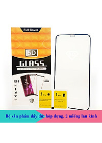 Kính Cường Lực cho Iphone XS Max - Màu Đen - Full Màn Hình - Hàng Chính Hãng