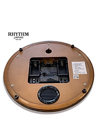 Đồng hồ treo tường Nhật Bản RHYTHM CMH723CR06, Kt 27.0 x 7.0cm, 860g, Vỏ Gỗ