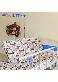 Giường bệnh cao cấp - DCN04 - Nâng đầu, nâng hạ chân, nghiêng trái phải, có chổ để bô - Chính hãng NIKITA