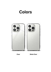Ốp Lưng Trong Suốt Ringke Fusion Dành Cho iPhone 15 Pro Max / 15 Pro / 15 Plus / 15, Viền Dẻo, Lưng Chống Ố Vàng - HÀNG CHÍNH HÃNG