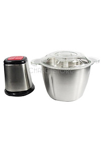 MÁY XAY THỊT ĐA NĂNG, CỐI XAY RAU CỦ, XAY THỊT, LƯỠI K INOX 304 2L Công Suất 250W