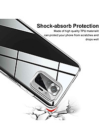 Ốp lưng silicon dẻo cho Redmi Note 10 Pro 4G hiệu Ultra Thin trong suốt mỏng 0.6mm độ trong tuyệt đối chống trầy xước - Hàng nhập khẩu