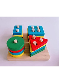 Combo 6 món đồ chơi gỗ montessori