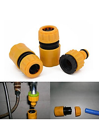 Đầu nối ống nước, đầu nối nhanh - Bộ 3 đầu nối vòi nước tưới cây ( phù hợp cho 3/4 và 1/2 tiêu chuẩn)