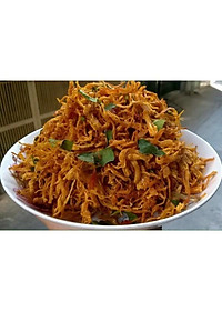 1KG KHÔ GÀ CAY LÁ CHANH VIETTINMART (đóng 2 túi zip)