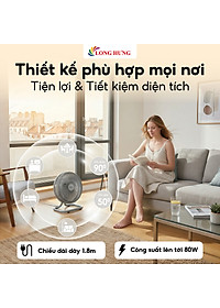 Quạt sàn Tefal Turbo Silence Plus VH686790 - Hàng chính hãng