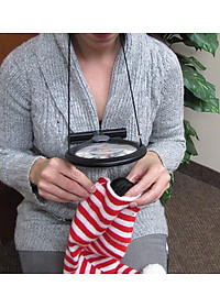  Kính lúp cầm tay, đeo cổ Carson  LumiCraft LC-15 2x(4x) - Hàng chính hãng