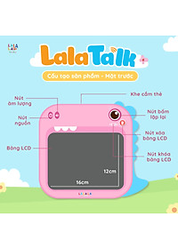 Máy Đọc Thẻ Song Ngữ Lalatalk Kết Hợp Bảng Viết Tự Xóa Thông Minh Lalala Baby