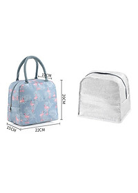 Túi Đựng Hộp Cơm Cao Cấp. Túi Giữ Nhiệt Đa Năng Nhiều Lớp . Túi Chống Tỏa Nhiệt, Dày Dặn, Phong Cách Hàn Quốc Thời Trang Hiện Đại - PaKaSa ( Họa tiết , màu sắc ngẫu nhiên)