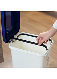 Thùng Rác Nhựa Cao Cấp Đạp Chân Nắp Đậy Chữ Nhật 15 Lít Inochi Nhật Bản- (230 x 309 x 398 mm) - Giao màu ngẫu nhiên
