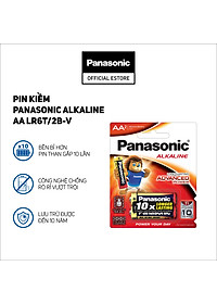 Vỉ Pin kiềm Panasonic Alkaline AA LR6T/2B-V (2 viên) – Hàng Chính Hãng