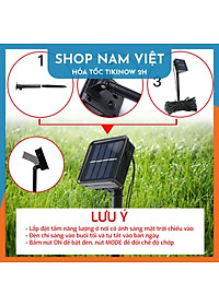Dây Đèn LED Edison S14 Năng Lượng Mặt Trời Chống Nước Trang Trí Ngoài Trời - Chính Hãng NAVIVU