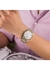 Đồng Hồ Nam Citizen Dây Thép Không Gỉ NH8354-58A - Mặt Trắng