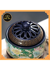 Lư xông trầm hương bằng điện hình hoa sen có điều chỉnh nhiệt độ hẹn giờ tự tắt