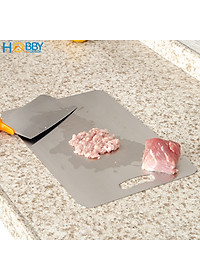 Thớt inox 304 kháng khuẩn dòng đặc ruột Hobby home decor TH 3 size tùy chọn