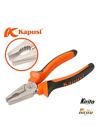 Kìm điện Kapusi Japan kích cỡ 7 inch chính hãng chất liệu thép CRV k8022