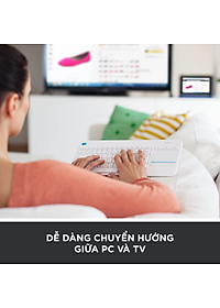 Bàn Phím Không Dây Logitech K400 PLUS - Hàng Chính Hãng
