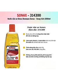 Nước rửa xe đậm đặc Sonax Gloss Shampoo 314300 1L  