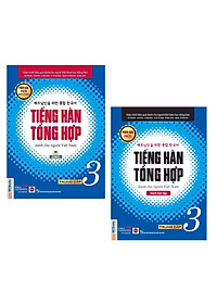 Combo Giáo Trình Tiếng Hàn Tổng Hợp Trung Cấp Dành Cho Người Việt Tập 3 (Sách Giáo Khoa + Sách Bài Tập) - In Màu / Phiên Bản Mới