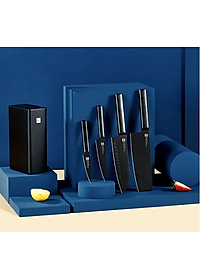 Bộ Dao Nhà Bếp Bằng Thép XIAOMI Huohou HU0076, Thép Không Gỉ Cao Cấp, 5 Món Kèm Hộp - Hàng Chính Hãng