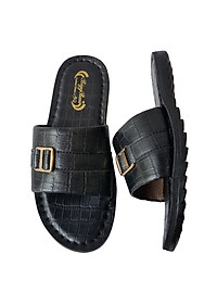 Dép Nam Quai Ngang Da Bò Thật BIGGBEN Cao Cấp DN308