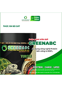 Thức ăn bò sát Rùa Nước GREENABC – Cung cấp protein, canxi, lipid giúp tăng kích thước, mai cứng chắc - Hộp 50g và 230g