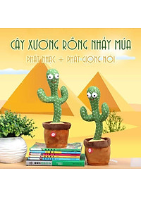 Cây Xương Rồng Nhảy Múa Nhái Giọng Sạc Pin