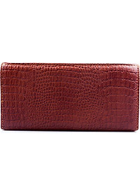 Ví nữ da bò vân cá sấu nhỏ 3 gấp nhiều màu Huy Hoàng HT3105-06-07