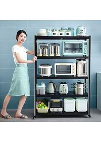 Kệ để lò vi sóng đa năng Inox 304 cao cấp Vando chính hãng kệ để đồ lò nướng chắc chắn, sơn tĩnh điện chống bong tróc, kệ nhà bếp siêu chịu lực 300kg