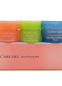 Combo 3 mặt nạ ngủ môi và da Care:nel Sleeping Mask 50g