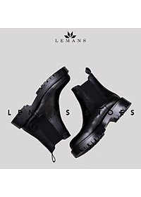 The Classic Chunky Chelsea Boots LeMans CHK02 Giày da bò Chelsea Boots đế Chunky, đế chunky, bảo hành 24 tháng