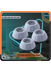 Đế Chống Rung Máy Giặt ASWEI – Chất Liệu TPU và PP Cao Cấp – Đế Chống Rung, Chống Ồn, Chống Trơn Trượt – Hàng Chính Hãng