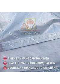 Bạt Phủ Xe Ô Tô Mazda 2, Mazda 3, Mazda 6, CX5, CX8, CX9, BT50, Chất Liệu Bạt Tráng Nhôm 3 lớp cao cấp