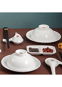 Bát cơm 4.4 inch đế cao sứ Long Phương