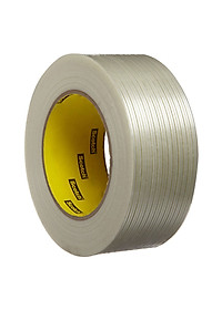 Băng keo cường lực gia cường sợi thủy tinh 50m 3M 897 - chiu được mài mòn, độ ẩm, ko chảy keo và tháo không để lại vết keo