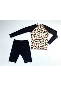 Bộ Đồ Bơi Quần Lửng Áo Dài Tay Nữ Size 45 Đến 72 KG