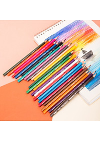 Bút chì màu học sinh Deli - Có kèm gọt chì ở nắp - Cỡ φ2.9mm - 12/24/36 màu/hộp - EC00307/EC00327/EC00337