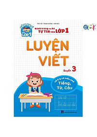 Sách - Combo 3 cuốn Luyện Viết - Tâm thế vào lớp 1 - Quyển 123 (3 cuốn)