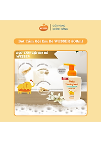 Bọt tắm gội em bé Wesser 500ml ( Nhập khẩu Hàn Quốc )