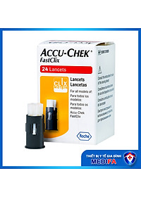 Hộp 24 kim chích máu Accu-Chek FastClix dùng cho máy Accu-Chek Performa và Accu-Chek Guide