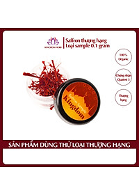 Saffron nhụy hoa nghệ tây Kingdom Iran loại Super Negin thượng hạng hộp 0.1 gram (mẫu thử)